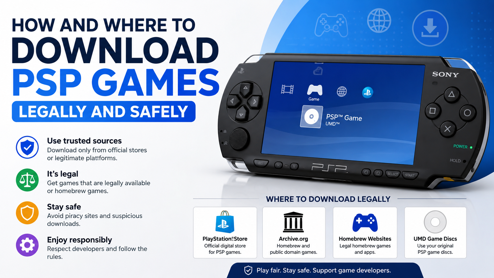 How and Where to Download PSP Games Legally and Safely in India
